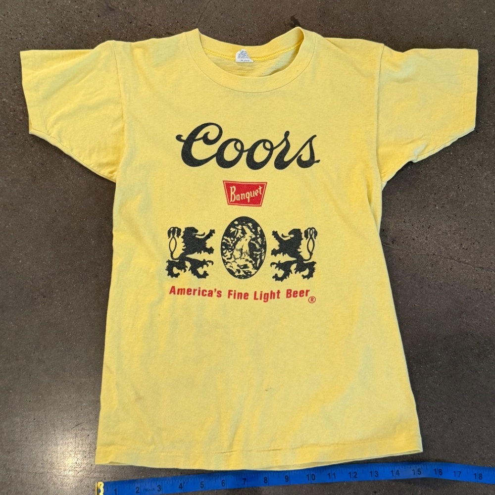 Vintage Coors Banquet T-Shirt - Women's Small - Picture 3 of 3